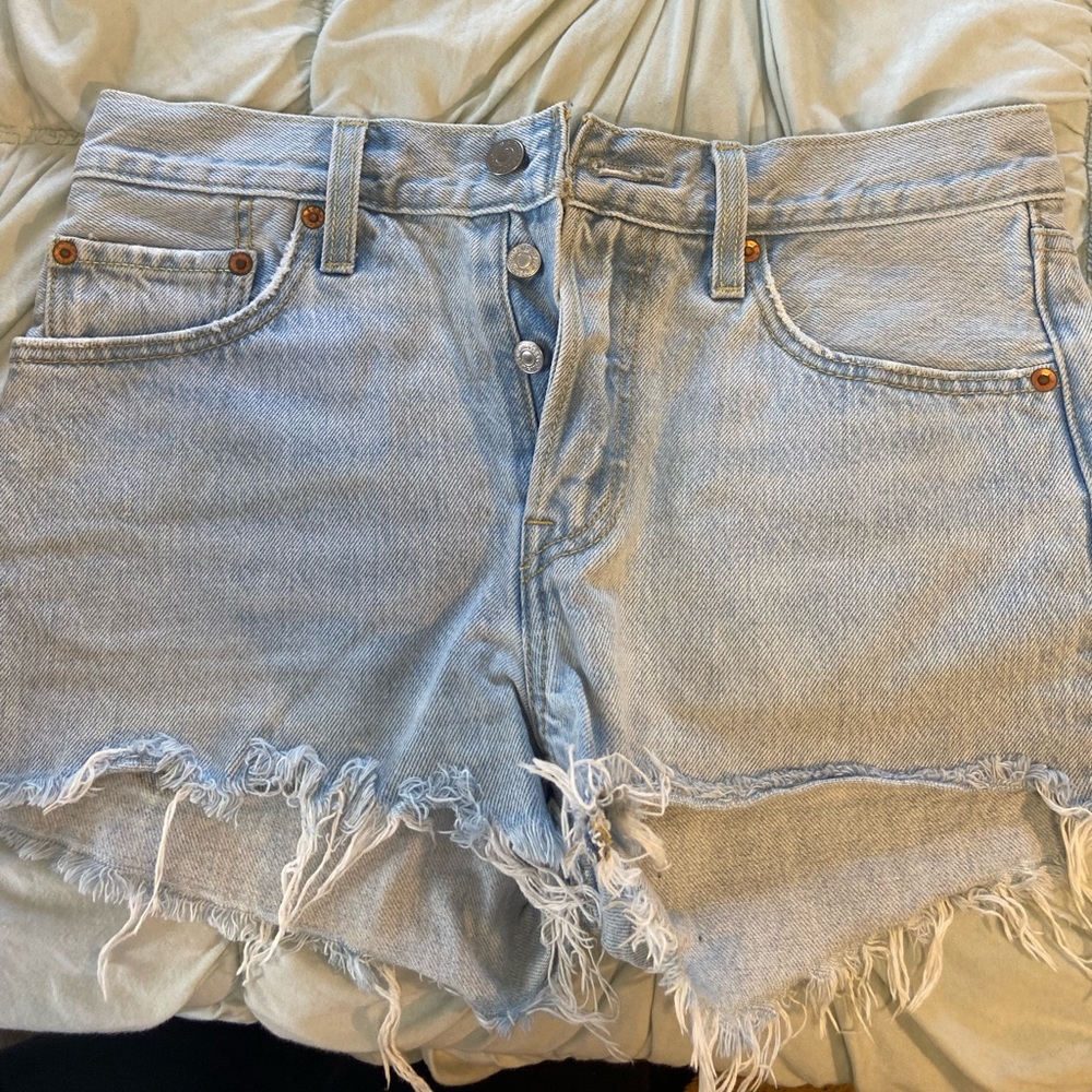 Levi shorts womens 27 high rise